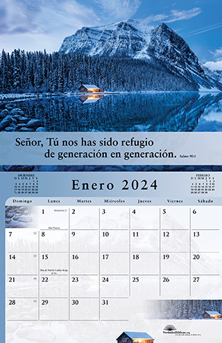 2024 Spanish Calendario El Evangelio de Paz: Para Creyentes
