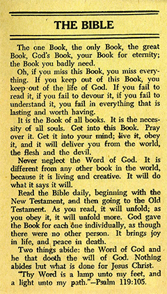 The Bible: God's Presence by R. Cushman