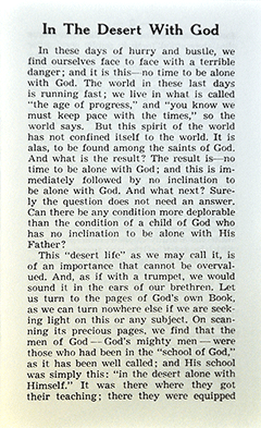 In the Desert With God by William Shaw