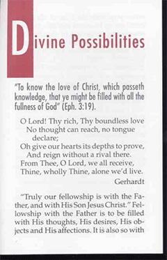 Divine Possibilities by Edward B. Dennett