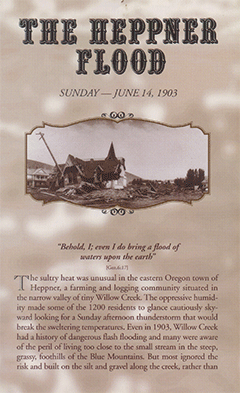 The Heppner Flood by Thomas (Tom) Clement