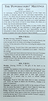 The Powerscourt Meetings: 1830-1841