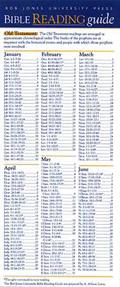 Bible Reading Guide: Chronological Bible Reading Plan by A.A. Lewis