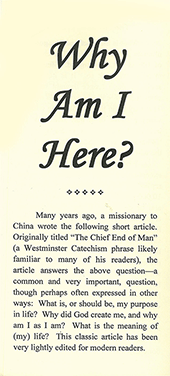 Why Am I Here? by George Christopher Willis