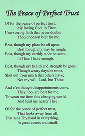 The Peace of Perfect Trust by C.H. T.