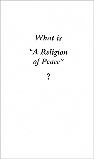 What Is a Religion of Peace?