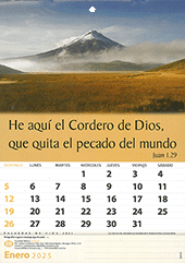 Spanish Calendario Palabras de Vida by TBS