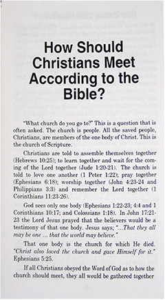 How Should Christians Meet According to the Bible? by John Ruskin Gill & Thomas A. Roach