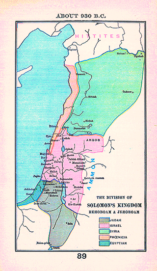 Israel Judah Rehoboam Jeroboam