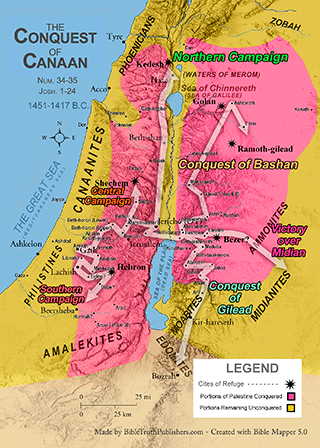 Joshua and the Conquest of Caanan