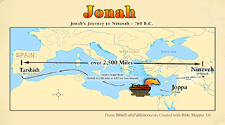 Jonah's Journey to Ninevah