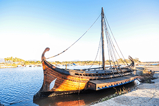 Reconstructed Roman Warship