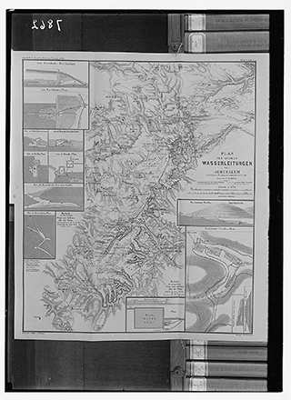 Plan of Palestine Water Conduits