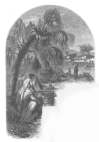 Abraham's servant waiting at the well