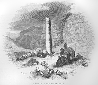 Pillar in the wilderness