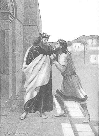 David Sent for Absalom and Kissed him