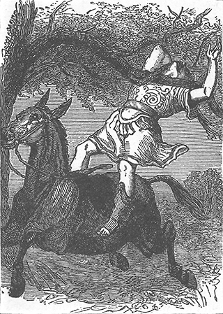 Absalom Caught in the Tree