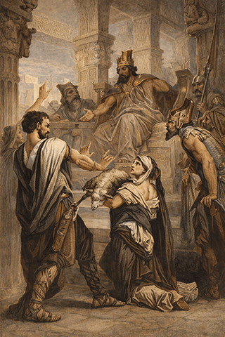 King Judging the Poor