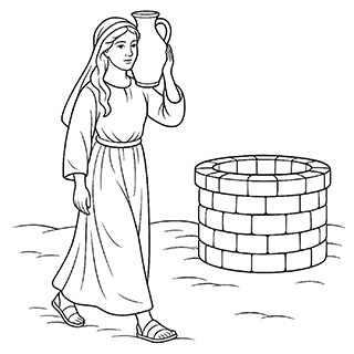 Rebekah coming to the well