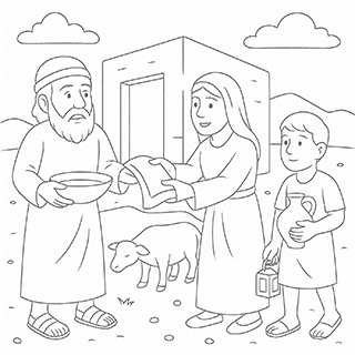 Israelites going to their neighbors