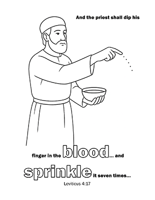 Priest Sprinkling Blood