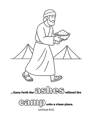 Priest Carrying Ashes out of the Camp