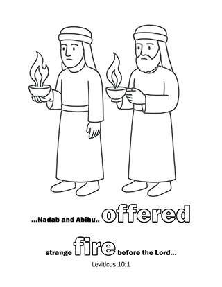 Nadab and Abihu Offering Strange Fire
