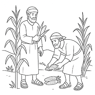 Harvesting Corn