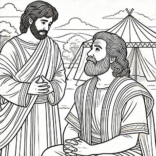 Caleb asking Joshua for an inheirtance