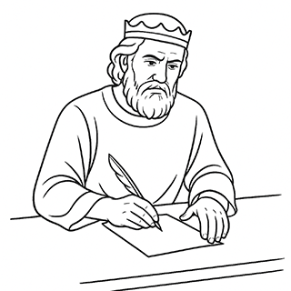 David Writing to Joab