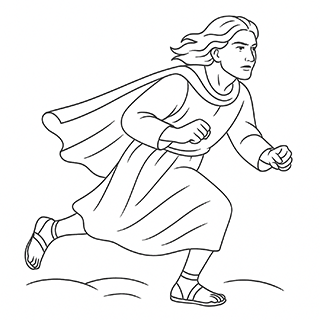 Absalom Fleeing