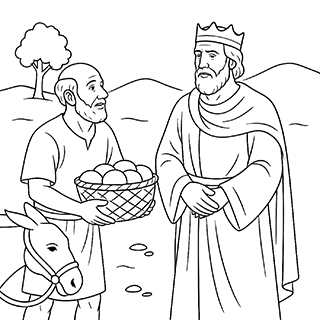 Ziba Bringing David Food