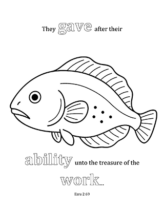 They gave after their