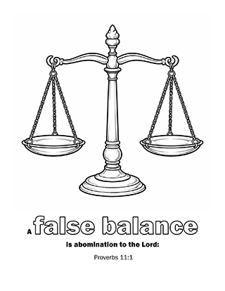 A false balance