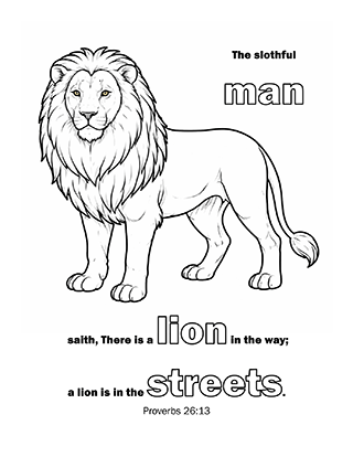 The slothful man