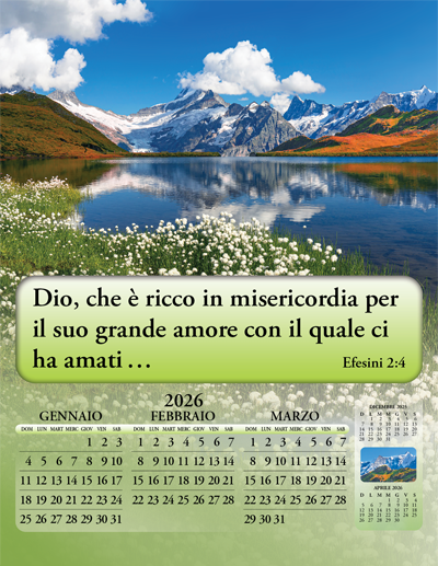 2026 Italian Joyful News Gospel Calendar
